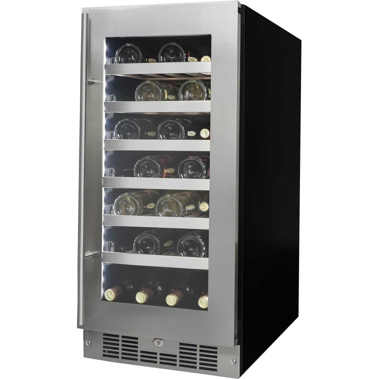 Danby - Silhouette 28 Bottle Integrated Wine Cooler, 15 inch Wide Chassis - SPRWC031D1SS