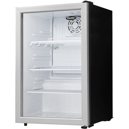 Danby - 2.6 CuFt. Commercial Rated Glass Door Compact All Refrigerator - DAG026A1BDB