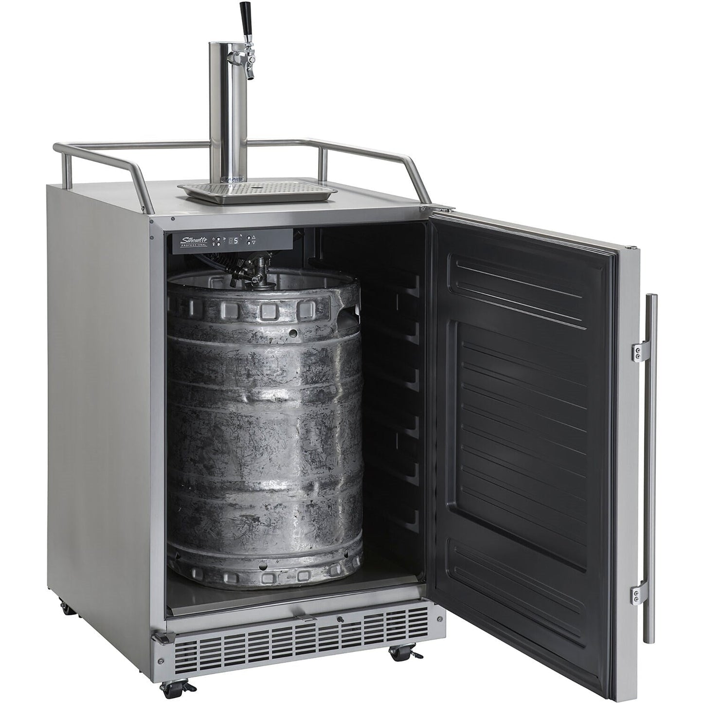 Danby - 6.5 CuFt. Outdoor Rated Keg Cooler, Frost Free Operation | DKC055D1SSPRO