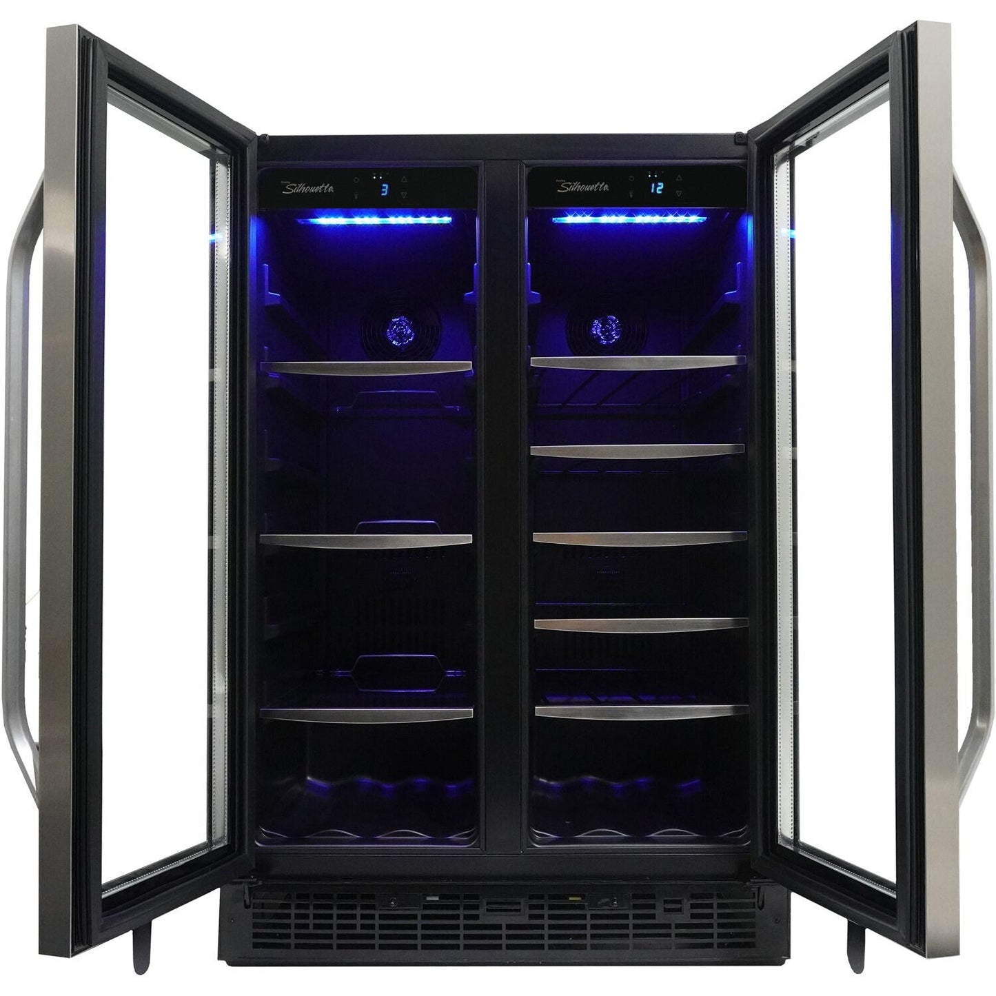 Danby - Integrated Beverage Center, 60 Cans & 27 Wine Bottles, Active Cooling -  SBC051D1BSS