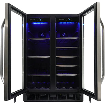 Danby - Integrated Beverage Center, 60 Cans & 27 Wine Bottles, Active Cooling -  SBC051D1BSS