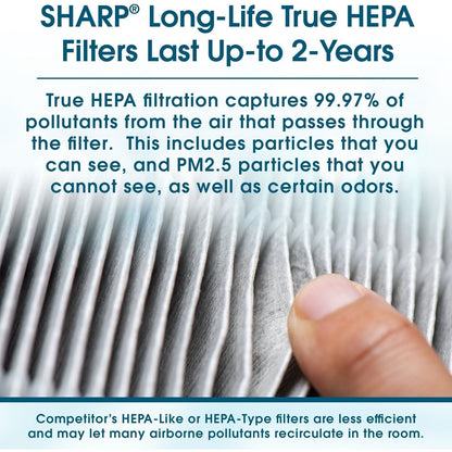 Sharp - Air Purifier / Humidifier, True HEPA, Plasmacluster (Medium-Sized Rooms) - KC-850U