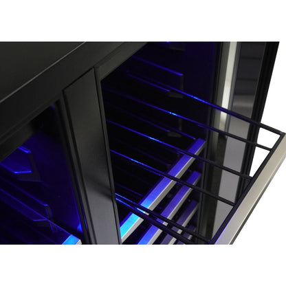 Danby - Integrated Beverage Center, 60 Cans & 27 Wine Bottles, Active Cooling -  SBC051D1BSS