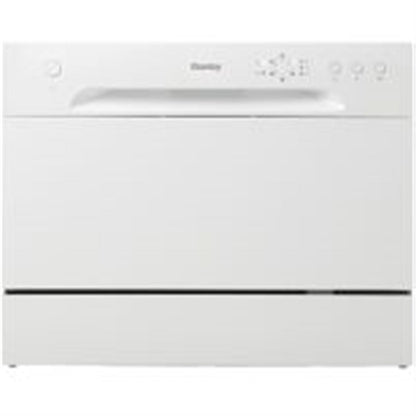 Danby - Countertop Dishwasher, 6 Place Setting, SS Interior - DDW621WDB