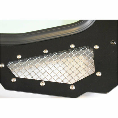 Moto Armor Polaris RZR Glass Windshield for CageWRX Race Cage - MA-CWRC-WS-GLS-BLK-C-N