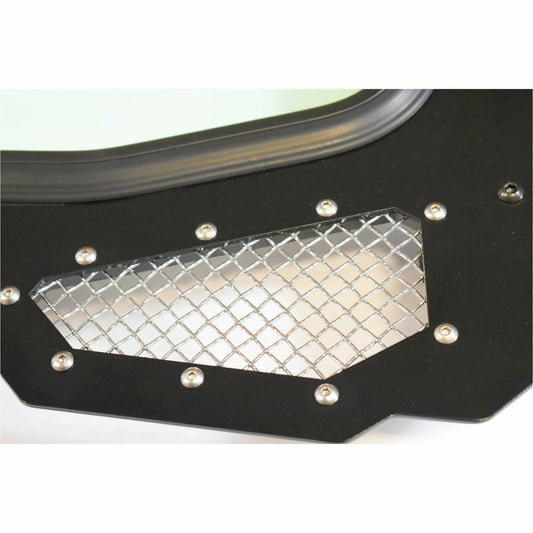 Moto Armor Polaris RZR Glass Windshield for CageWRX Race Cage - MA-CWRC-WS-GLS-BLK-C-N