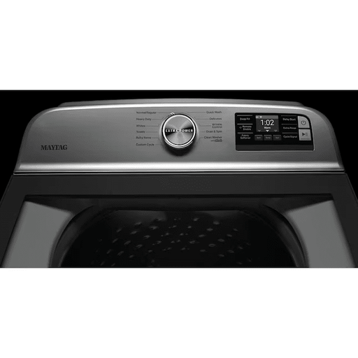 Maytag Smart Capable 4.7-cu ft High Efficiency Agitator Smart Top-Load Washer White - MVW6230HW