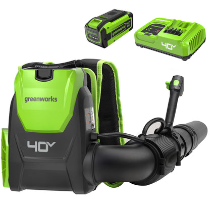 Greenworks 40V Gen 2 660 CFM Cordless Battery Brushless Backpack Blower w/ 8.0Ah Battery and Charger - 2427602