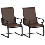 Tangkula Set of 2/4 Patio Chairs - 2*NP11995CF-2