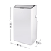 Hisense 12000-BTU DOE 115-Volt White Vented Wi-Fi enabled Portable Air Conditioner with Remote Cools 550-sq ft - AP1222CW1W