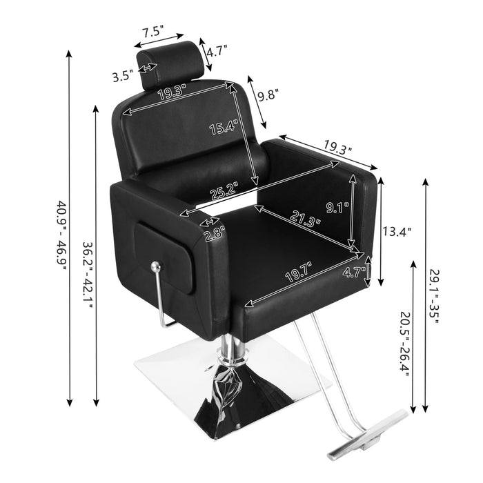 OmySalon 2 Operator Classic Mobile Salon Package Black - SP3-2B