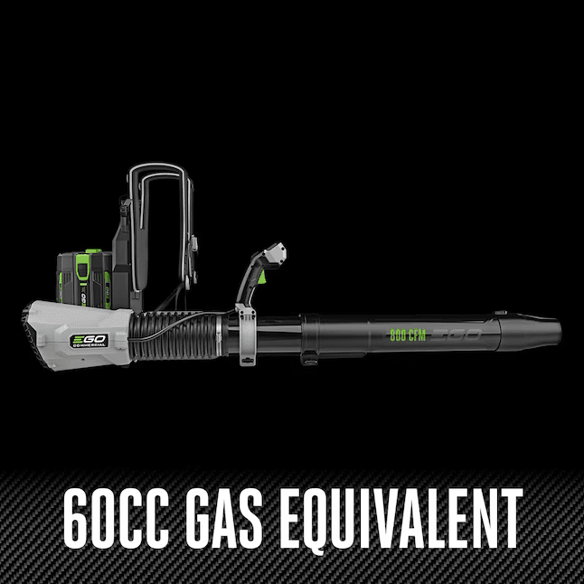 EGO POWER+ Commercial 56-volt 800-CFM 190-MPH Battery Backpack Leaf Blower 6 Ah Battery and Charger Included - LBPX8004-2