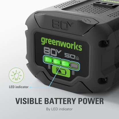 Greenworks 80V GEN 2 5.0Ah Lithium-Ion Battery - 2983902