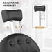 OmySalon BC1601 Vintage Style Heavy Duty Hydraulic Recline Barber Chair - G59000497+G59000498