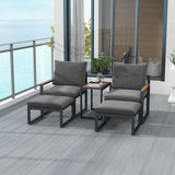 Tangkula 5 Pieces Patio Furniture Set - NP11787GR+