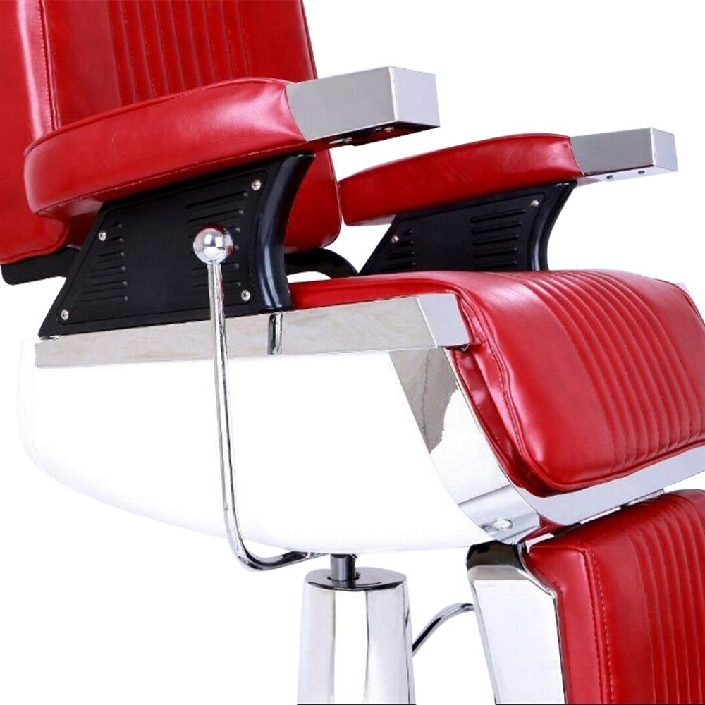 OmySalon PH773 Professional Heavy Duty Hydraulic Reclining Barber Chair - G89000773