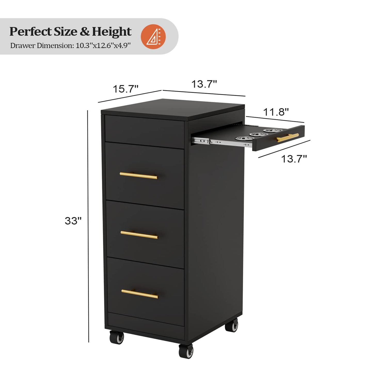 OmySalon 1 Operator Modern Mobile Salon Package Black - SP4-1B