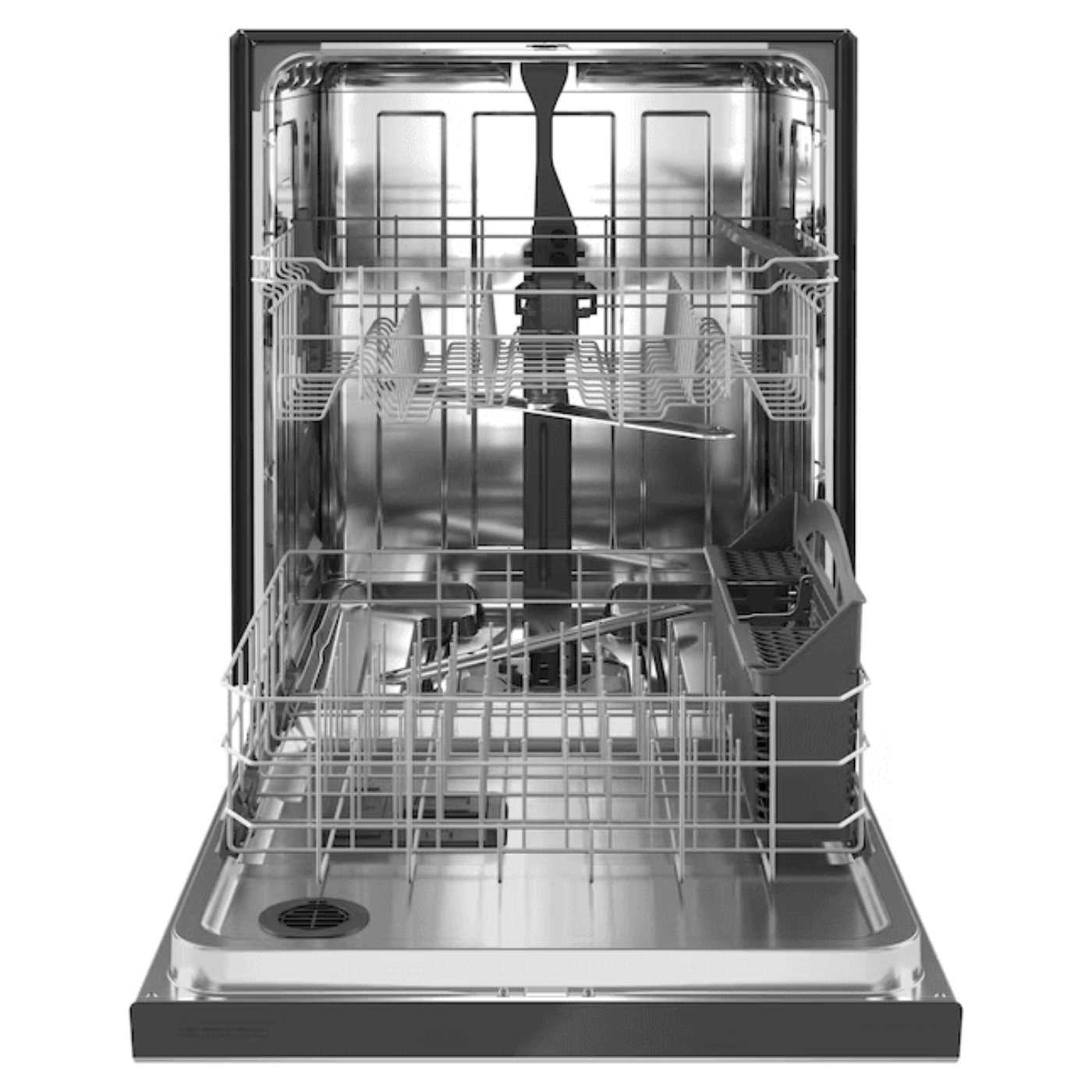 Maytag Front Control 24-in Built-In Dishwasher Fingerprint Resistant Stainless Steel , 50-dBA - MDB4949SKZ