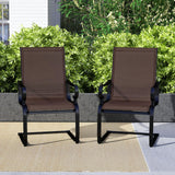 Tangkula Set of 2/4 Patio Chairs - 2*NP11995CF-2