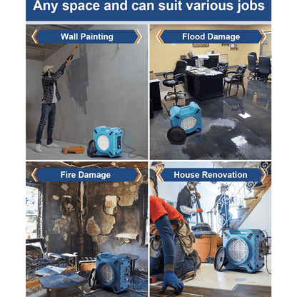 AlorAir PureAiro HEPA Pro 870 Air Scrubber - HEPA Pro 870