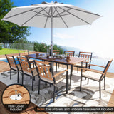 Tangkula 9 Pieces Patio Dining Set - HW72245+4*HW72102