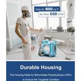 AlorAir PureAiro HEPA Pro 870 Air Scrubber - HEPA Pro 870