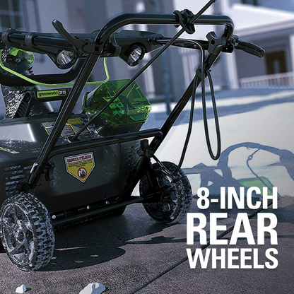 Greenworks 80V 20" Cordless Battery Single-Stage Snow Blower w/ 2.0Ah Battery & Charger - 2600402