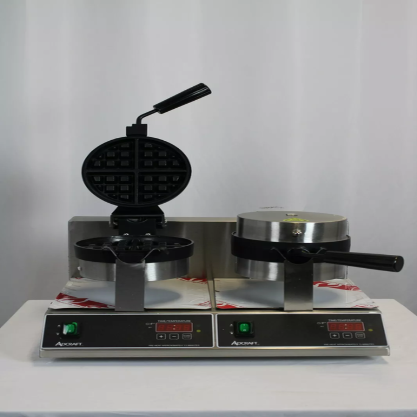 Adcraf  Open Box BWM-7/R-2 Double Belgian Waffle Maker - BWM7R21294