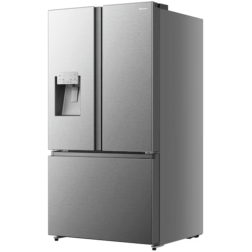 Hisense 25.4-cu ft French Door Refrigerator with Dual Ice Maker, Water and Ice Dispenser Fingerprint Resistant Stainless Steel ENERGY STAR - HRF254N6DSE