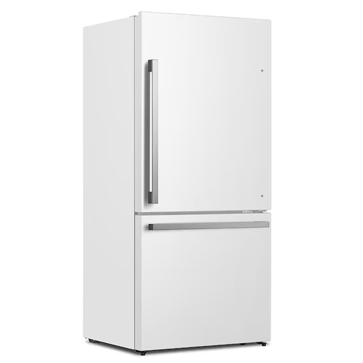 Hisense 17.2-cu ft Counter-depth Bottom-Freezer Refrigerator White ENERGY STAR - HRB171N6AWE