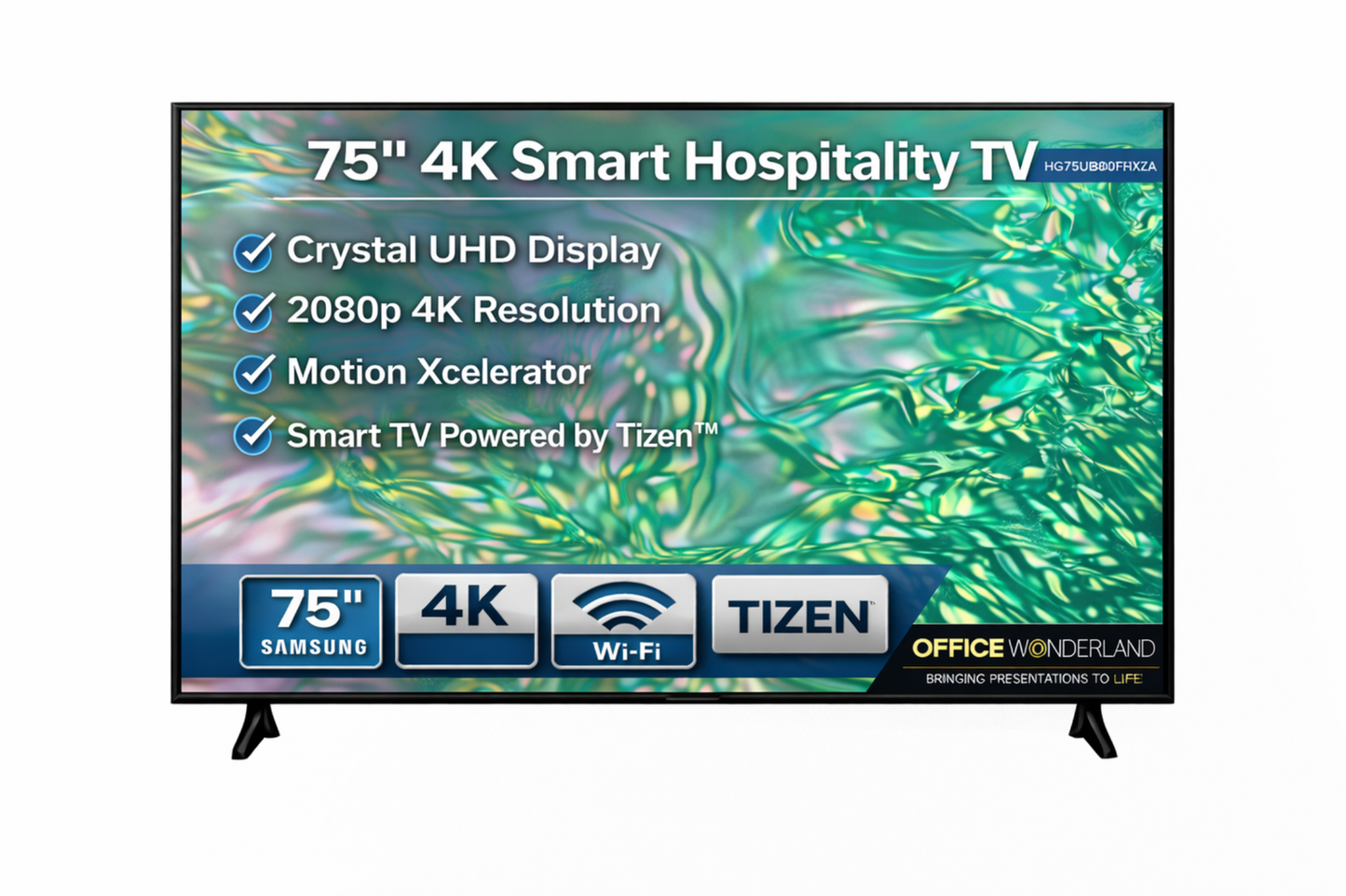 Samsung HU800F Series 75" UHD 4K Smart Hospitality TV - HG75U800FNFXZA