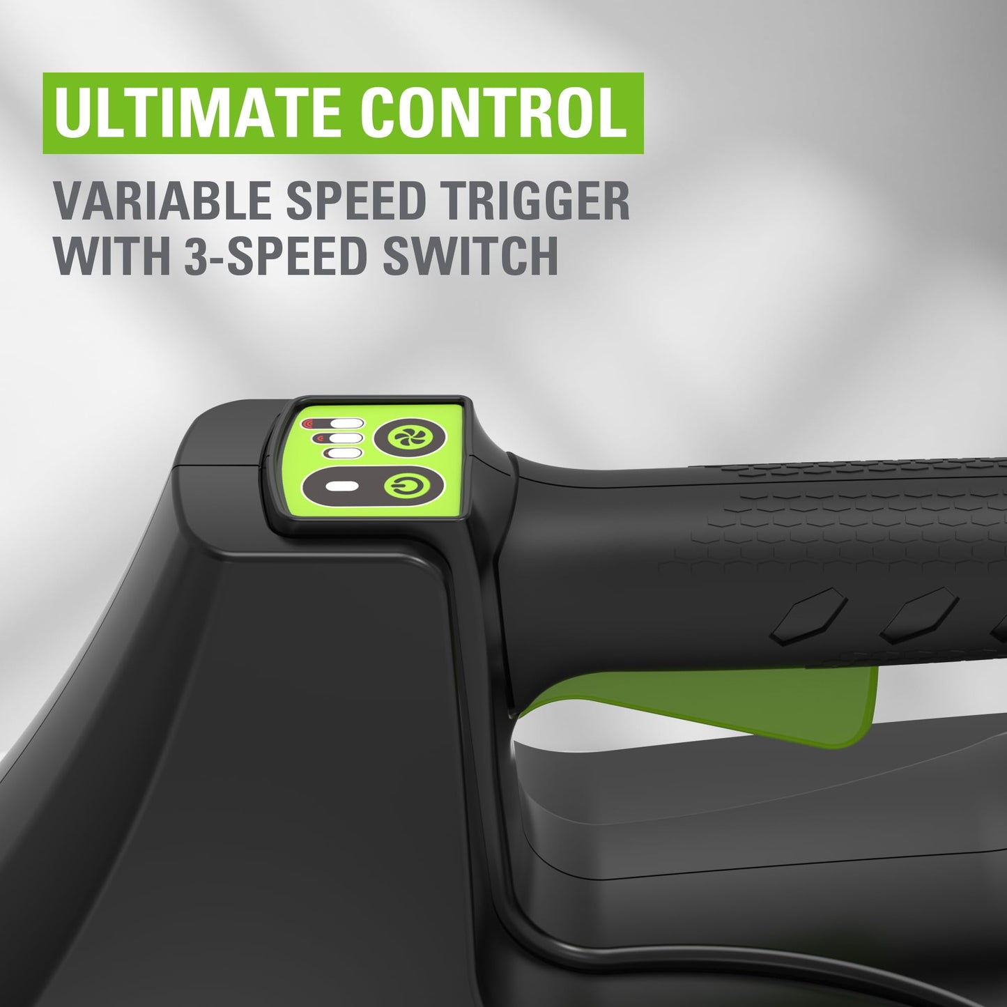 Greenworks 80V 21" Cordless Battery Brushless 3-in-1 Push Mower & 500CFM Axial Leaf Blower w/(2) 2.0Ah Batteries and Rapid Charger -1356602