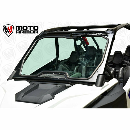 Moto Armor Polaris RZR Pro XP / Turbo R Glass Windshield - MA-RZPRO-WS-GLS-BLK-C-Y