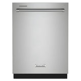 KitchenAid FREEFLEX With Third Rack Top Control 24-in Built-In Dishwasher Third Rack 44-dBA - KDTM404KPS