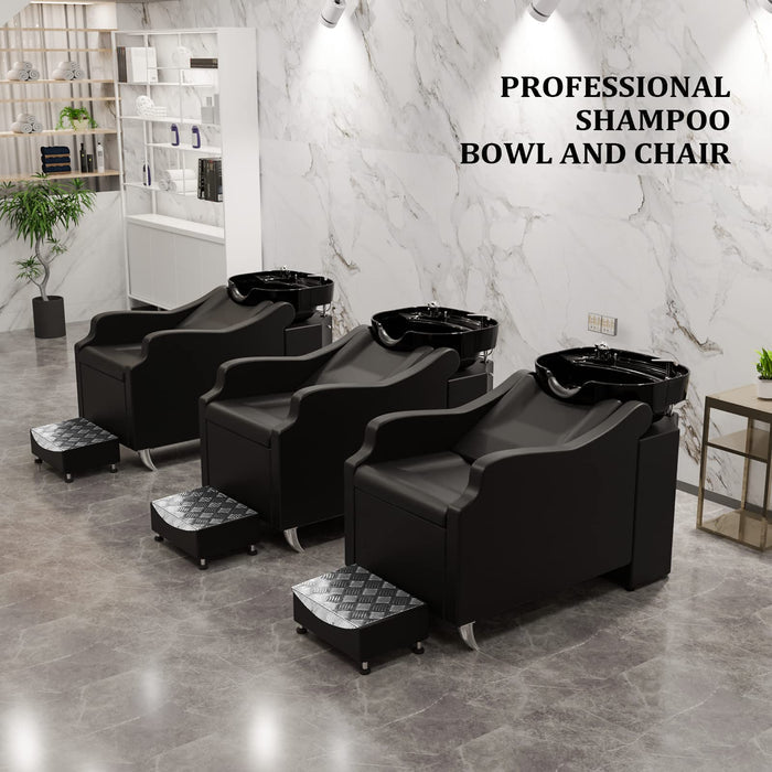 OmySalon 2 Operator Classic Mobile Salon Package Black - SP3-2B