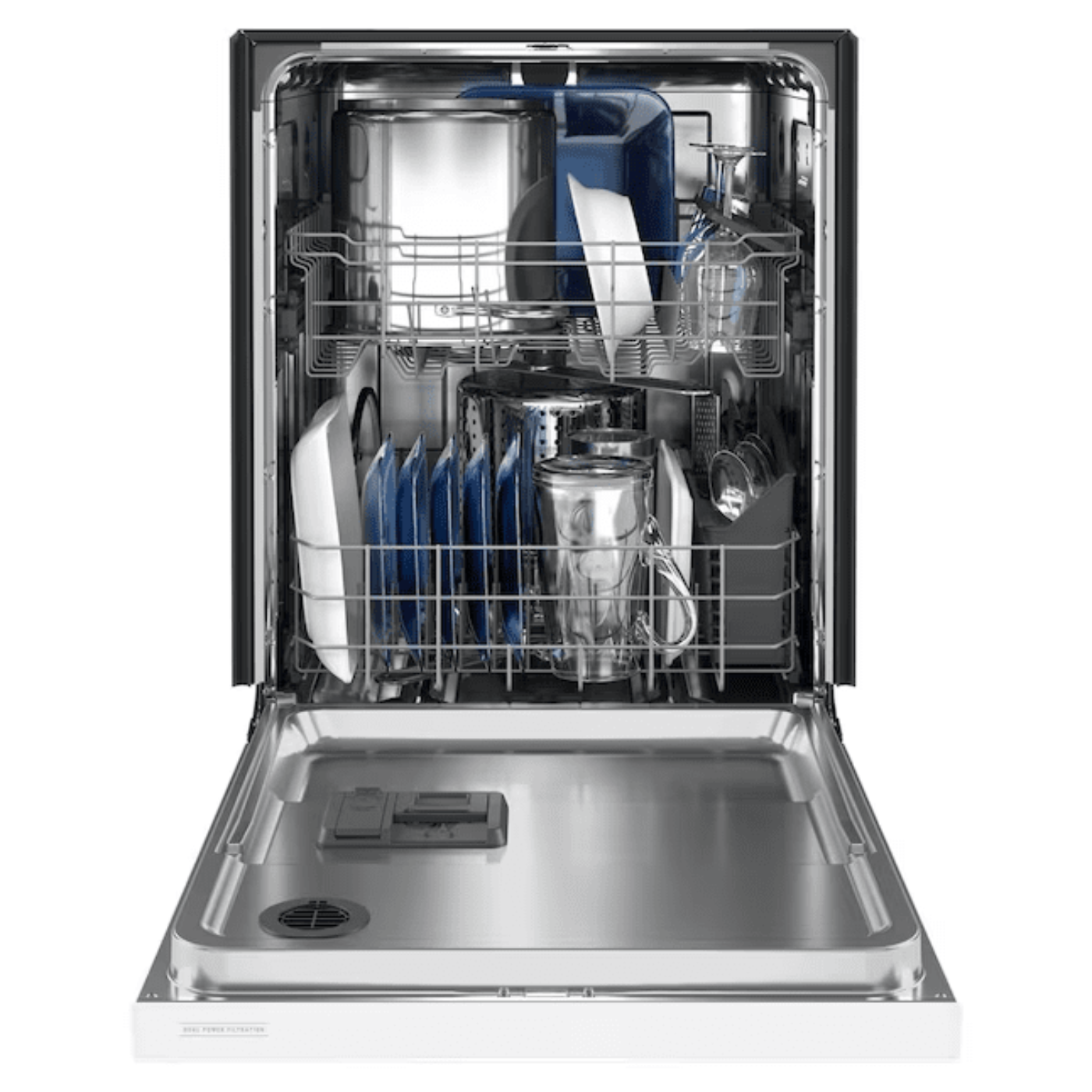 Maytag Front Control 24-in Built-In Dishwasher White , 50-dBA - MDB4949SKW