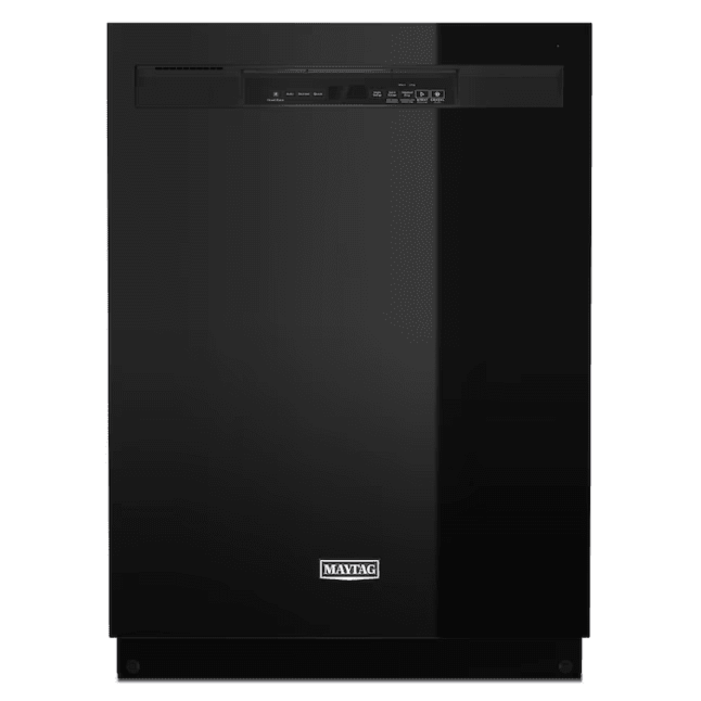 Maytag Front Control 24-in Built-In Dishwasher (Black), 50-dBA - MDB4949SKB