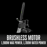 EGO POWER+ Commercial 56-volt 800-CFM 190-MPH Battery Backpack Leaf Blower 6 Ah Battery and Charger Included - LBPX8004-2