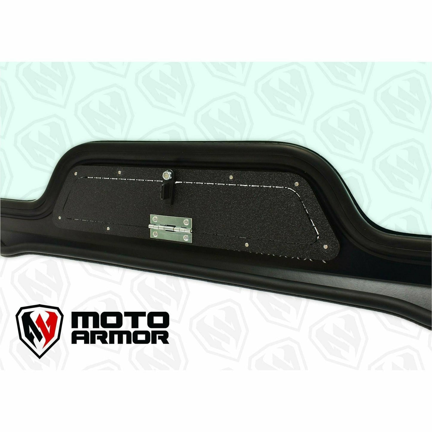 Moto Armor Polaris RZR Pro XP / Turbo R Glass Windshield - MA-RZPRO-WS-GLS-BLK-C-Y
