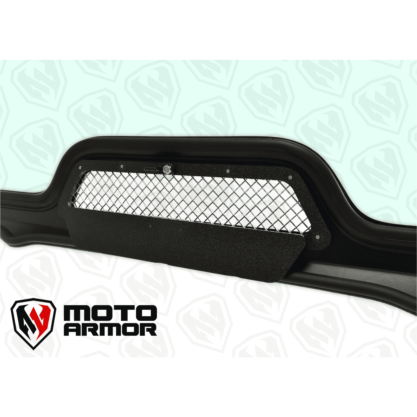 Moto Armor Polaris RZR Pro XP / Turbo R Glass Windshield - MA-RZPRO-WS-GLS-BLK-C-Y