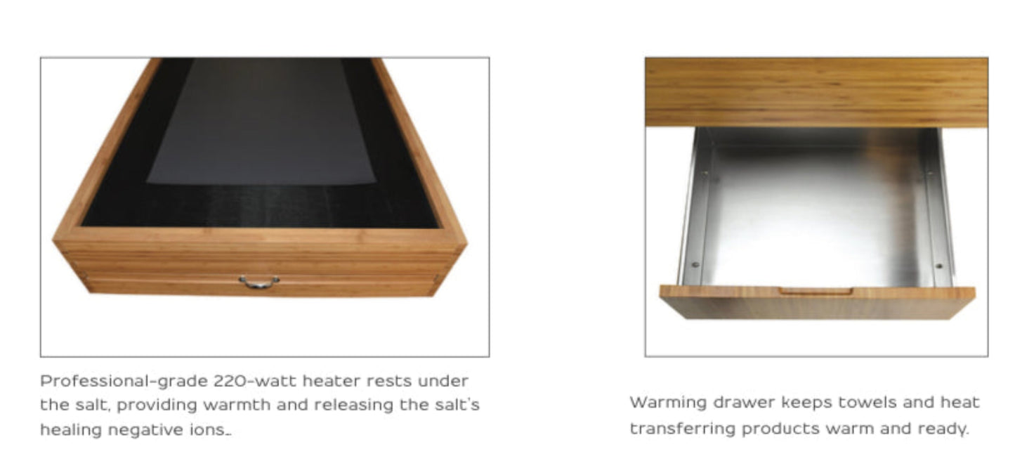 Touch America Flex Block Halotherapy Salt Treatment Table - 11396-07