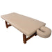 Touch America Solterra Teak Indoor / Outdoor Massage Table - 11710