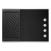 Maytag 30-in 4 Elements Smooth Surface Radiant Stainless Steel Electric Cooktop - MEC8830HS