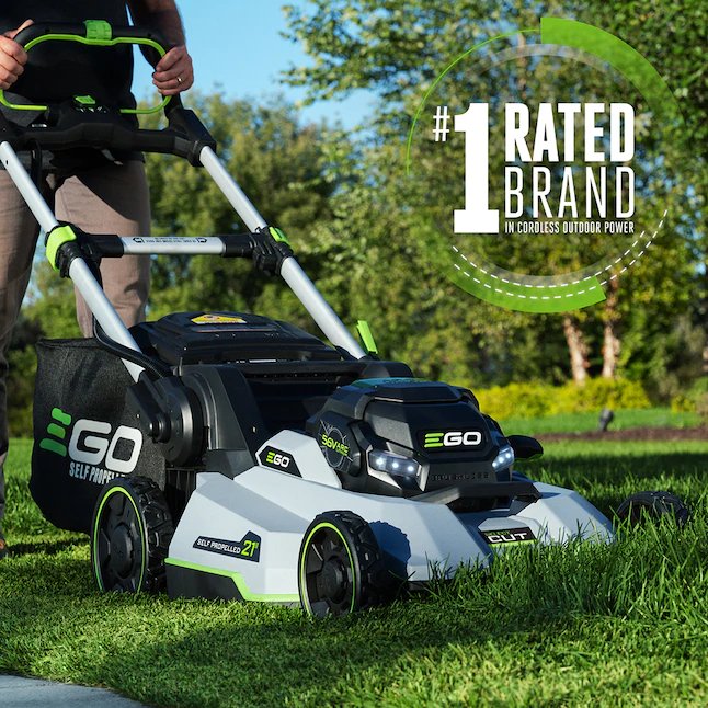 EGO POWER+ Select Cut 56-volt Brushless 21-in Self-propelled Cordless Lawn Mower 7.5 Ah Battery Included - LM2135SP