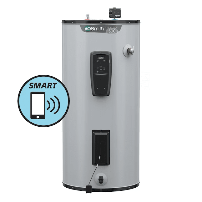 A.O. Smith Signature 500 Electric Water Heater with Leak Detection & Automatic Shut-Off - EE12-40R55DVF