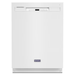 Maytag Front Control 24-in Built-In Dishwasher White , 50-dBA - MDB4949SKW