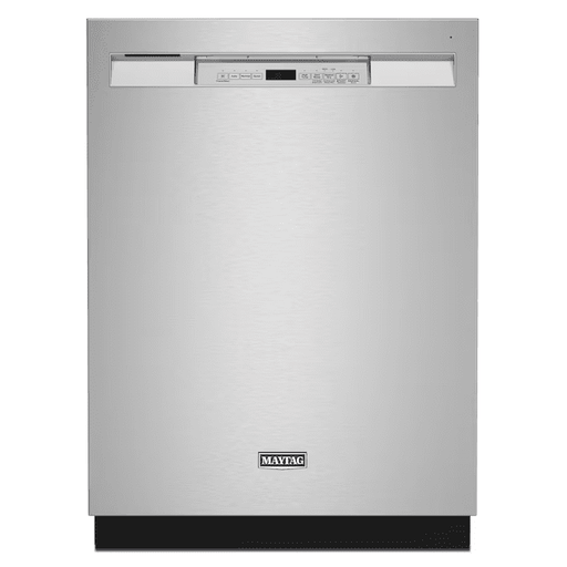 Maytag Front Control 24-in Built-In Dishwasher Fingerprint Resistant Stainless Steel , 50-dBA - MDB4949SKZ