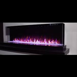 Napoleon Fireplaces Three-Sided Built-in Electric Fireplace, Trivista Primis Series, Napoleon, 50", 60", NEFB50H-3SV