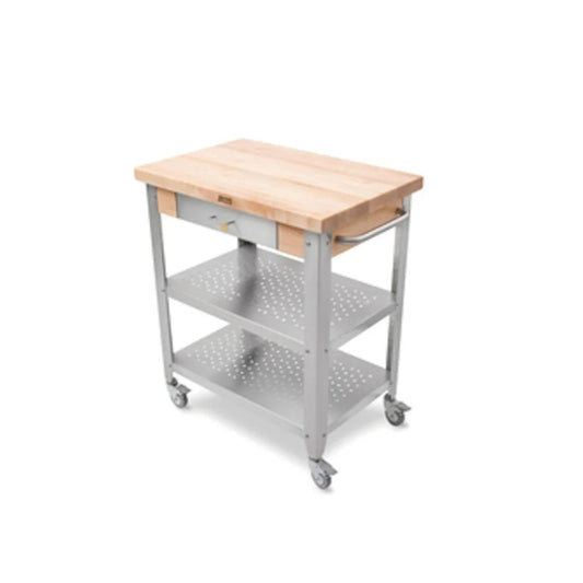 John Boos CUCE30 Northern Hard Rock Maple Cucina Elegante Cart - CUCE30