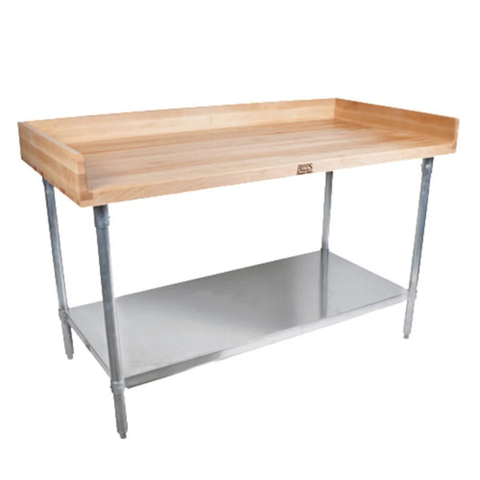 John Boos DNS08 Baker's Top 60" x 30" Work Table - DNS08
